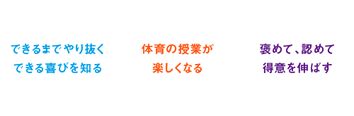 褒めて、認めて得意を伸ばす 体育の授業が楽しくなる できるまでやり抜くできる喜びを知る